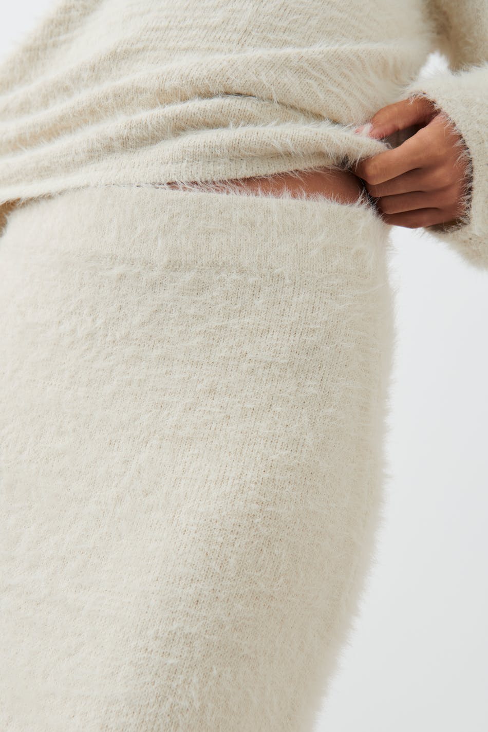Knitted maxi skirt