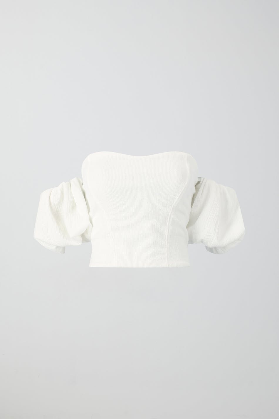Off shoulder puff sleeve top
