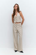 Wide suit trousers