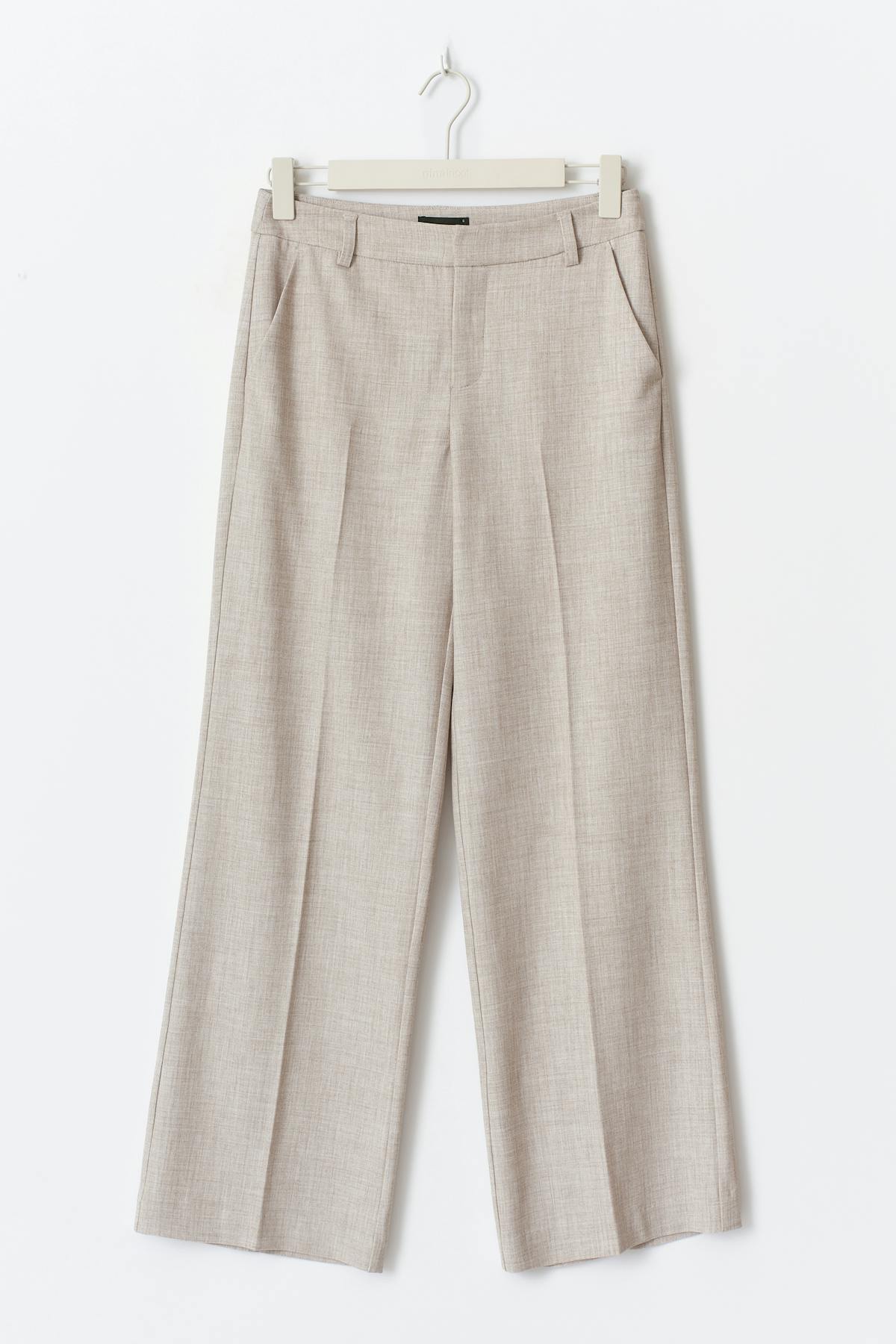 Wide suit trousers