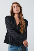 Shoulder pads blouse