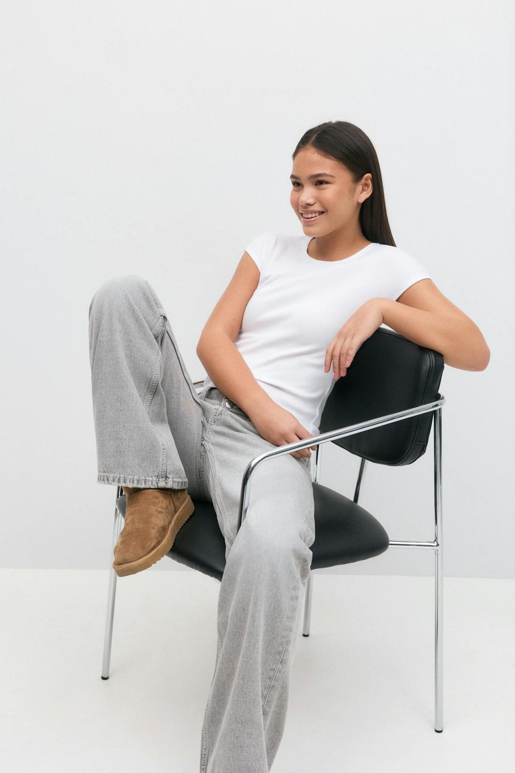 low waist wide jeans