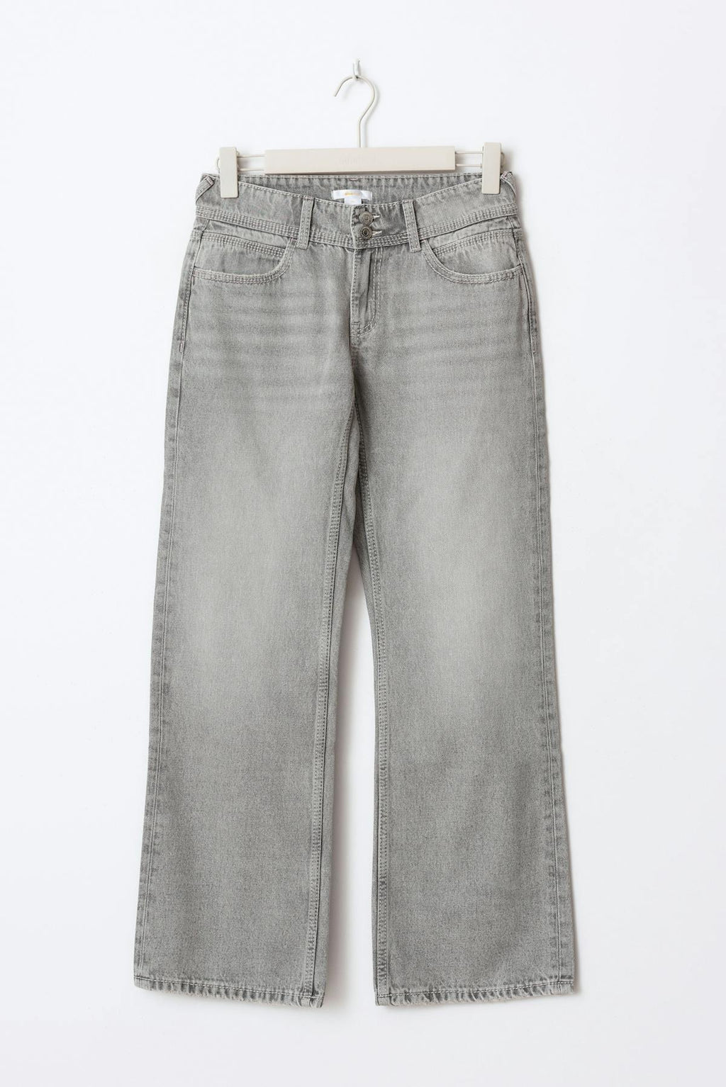 low waist wide jeans