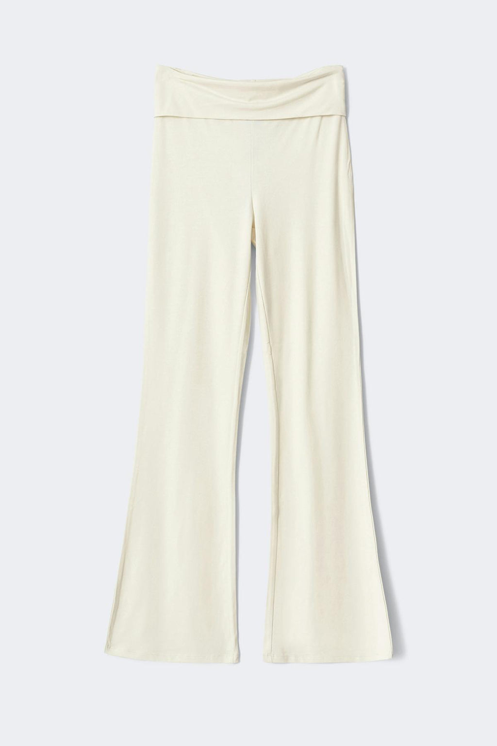 Soft touch folded trouser