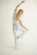 Soft touch folded trouser