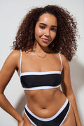 Contrast bikini bandeau