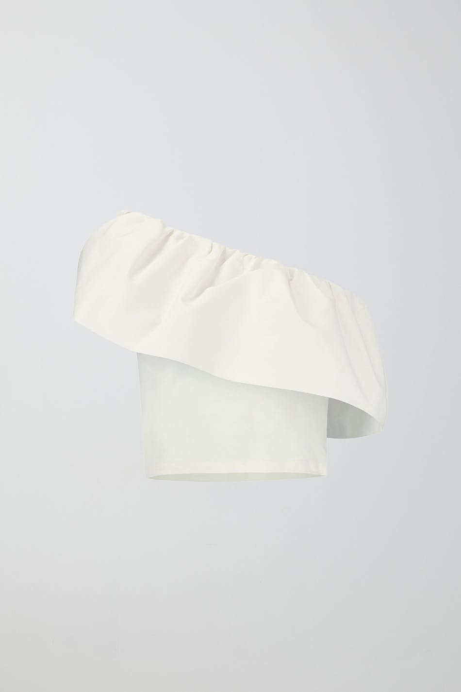 Cropped one shoulder singlet