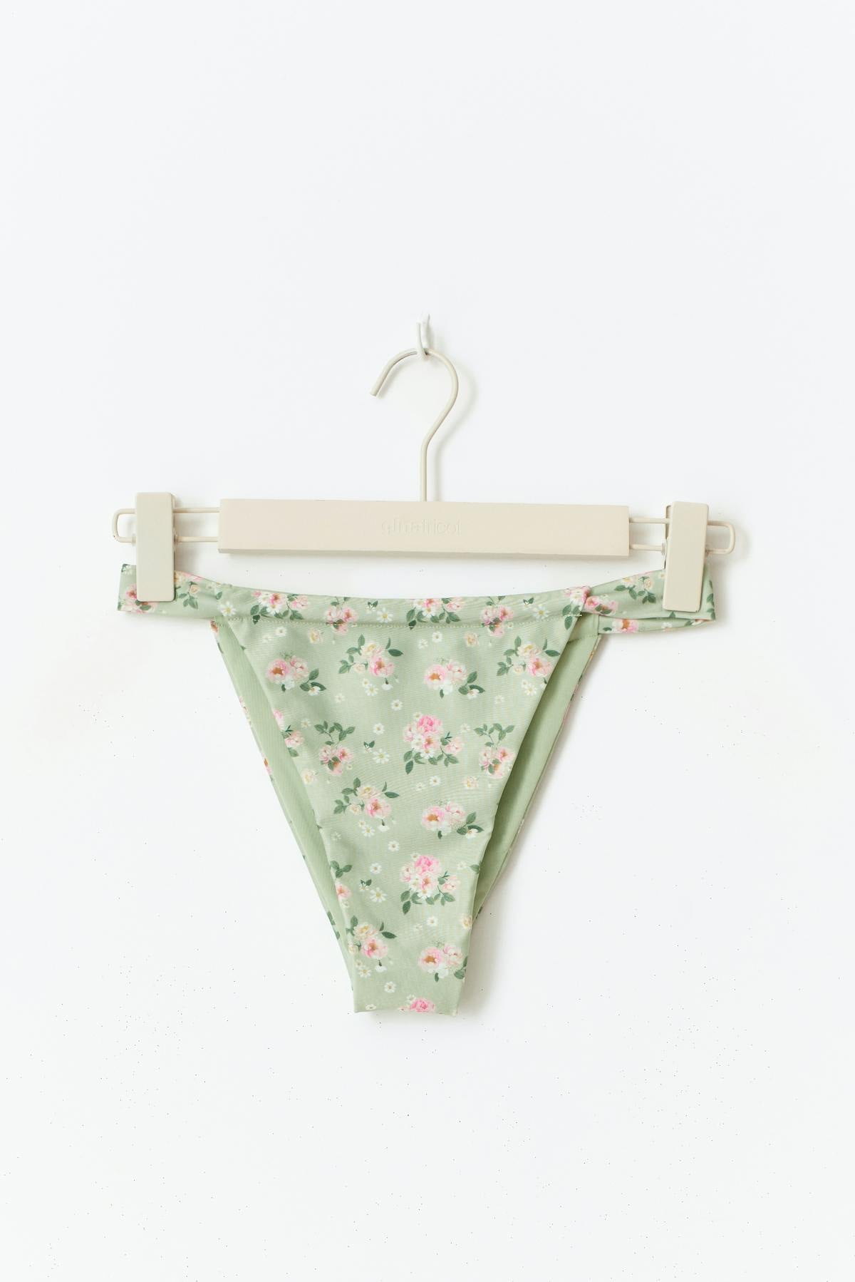 Gathered bikini tanga