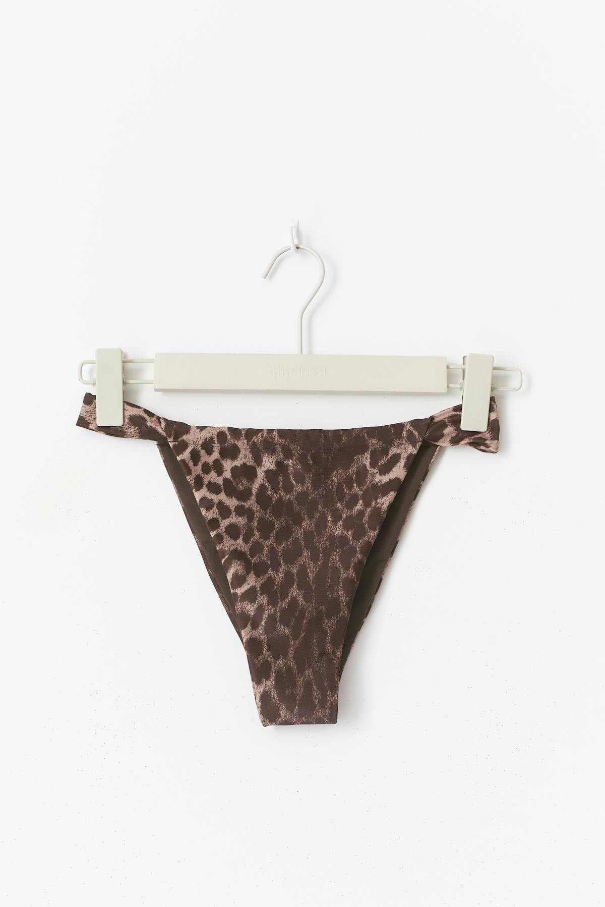 Gathered bikini tanga