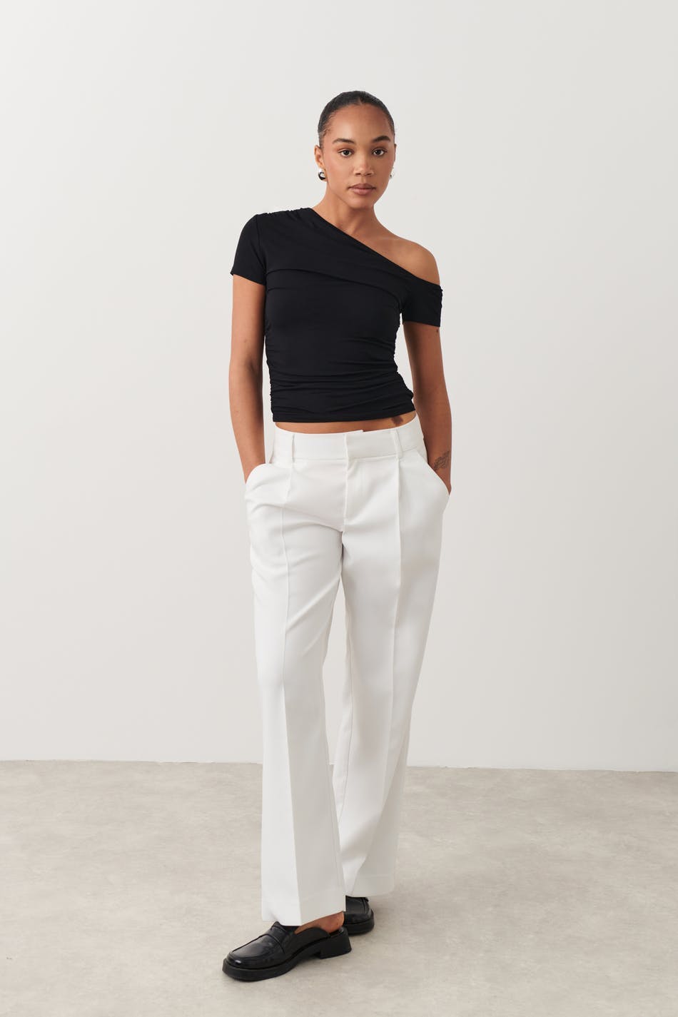 Soft touch asymmetric top