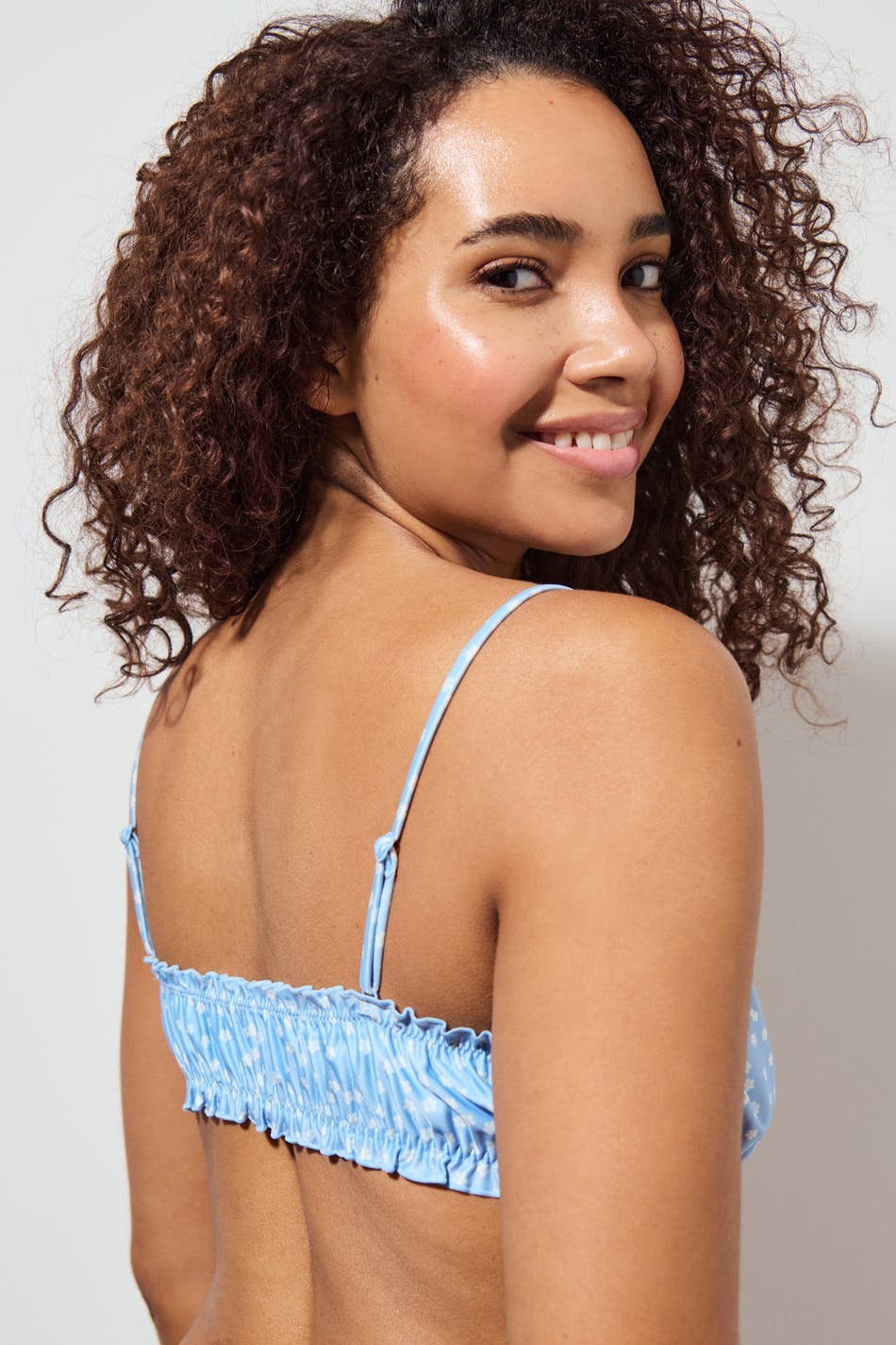 Cute frill bikini top