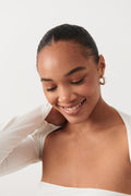 clean hoops earrings