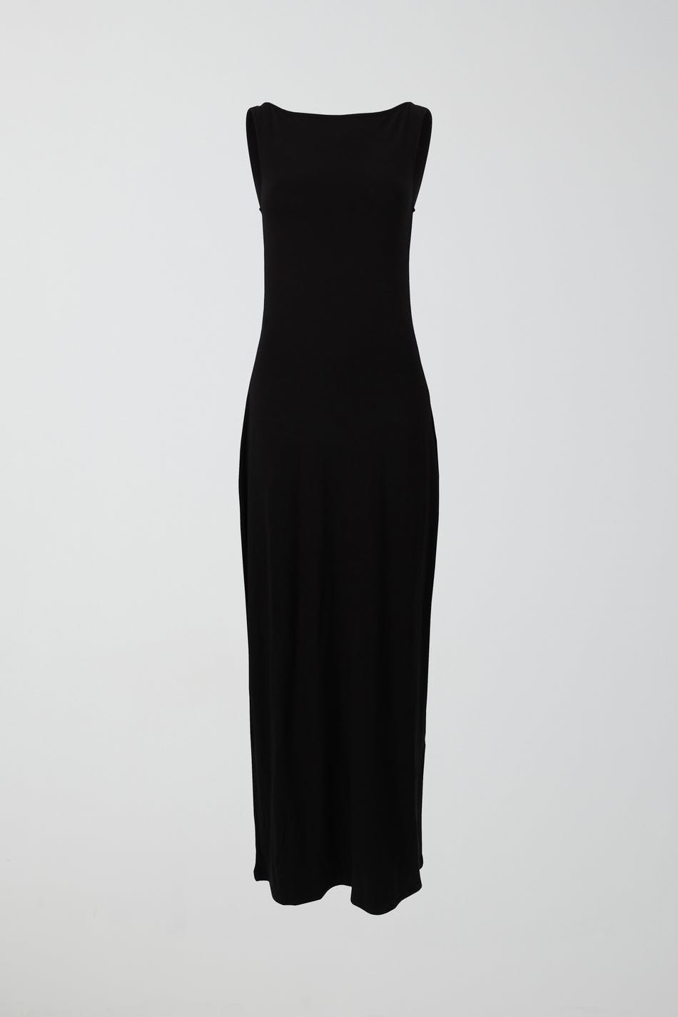 Soft touch boatneck maxi dress