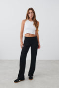 Straight pocket trousers
