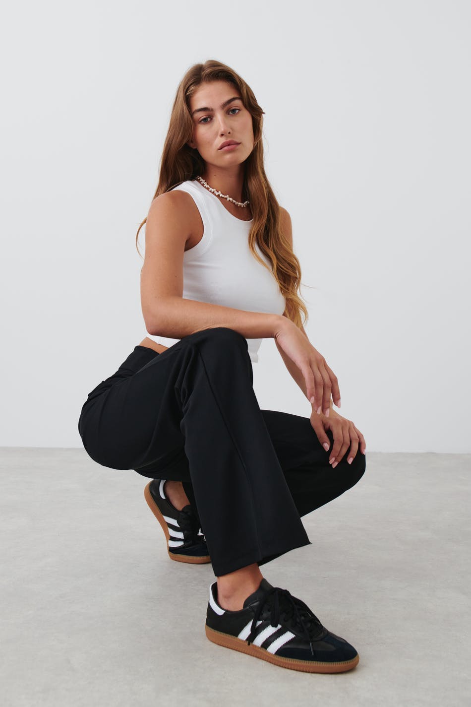 Straight pocket trousers