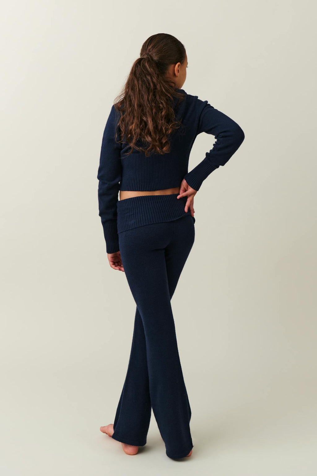 Knitted yoga pants