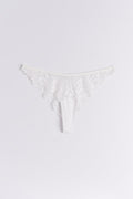 v-shaped lace thong