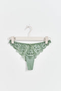 v-shaped lace thong
