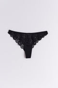 v-shaped lace thong