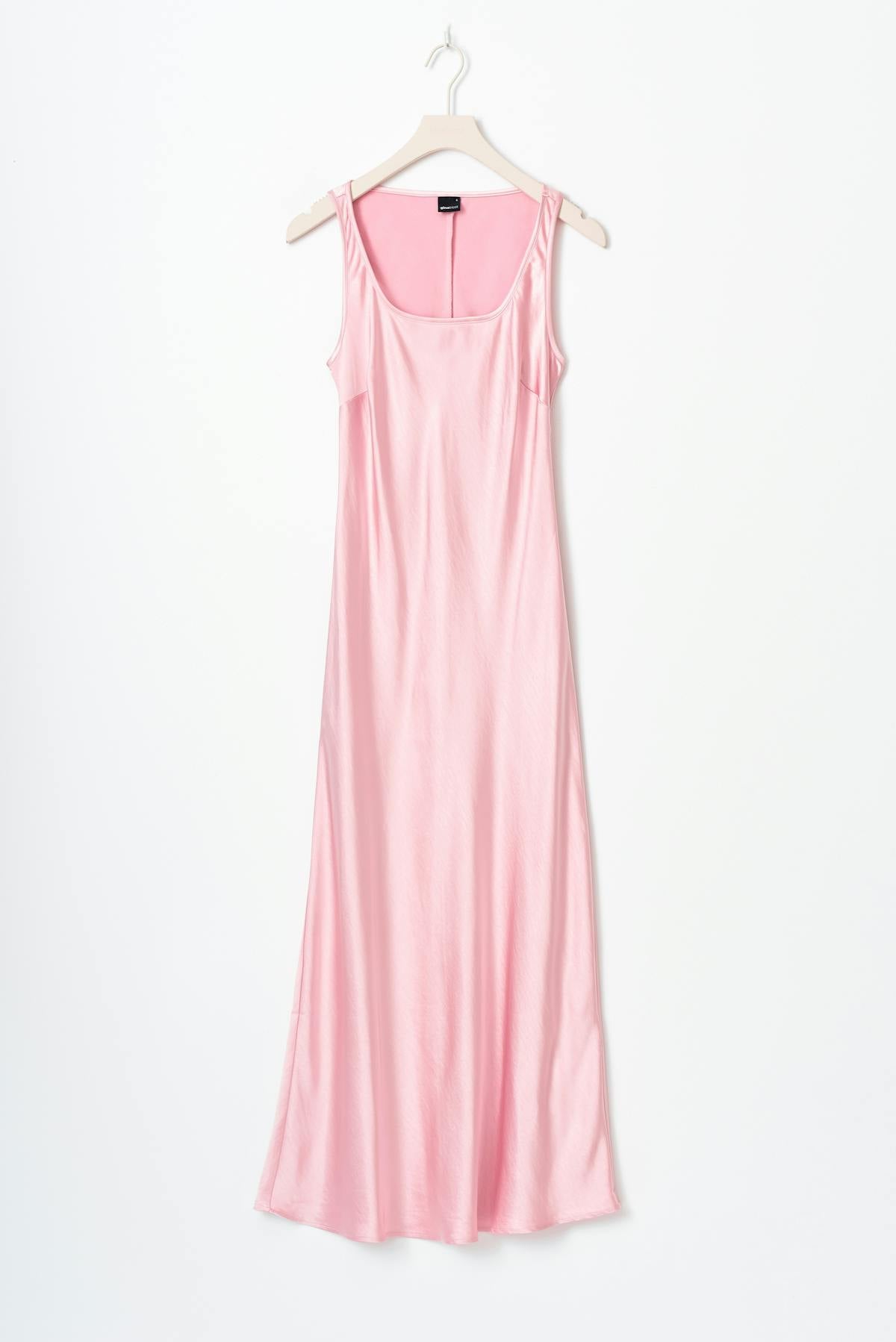 Maxi satin dress