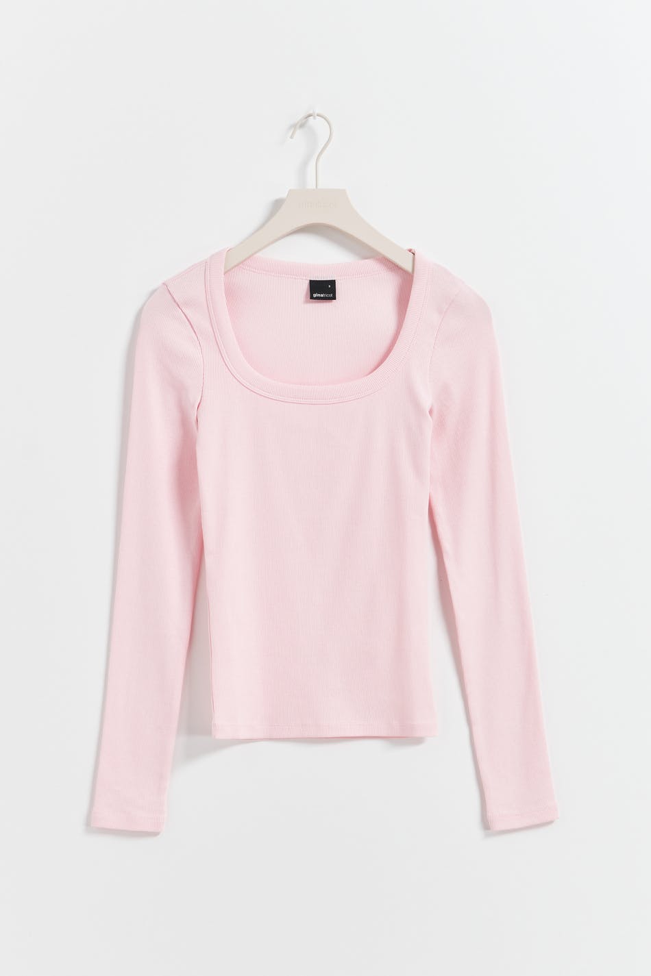Rib long sleeve top