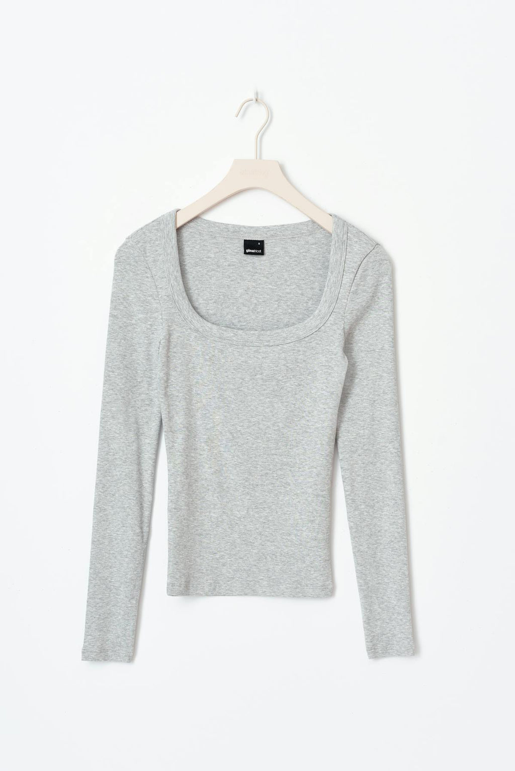 Rib long sleeve top