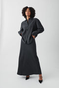 Viscose maxi skirt