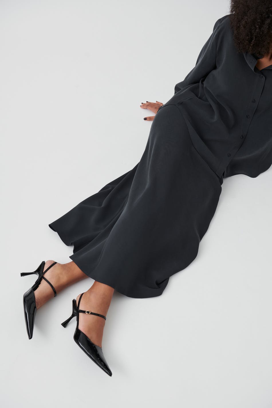 Viscose maxi skirt