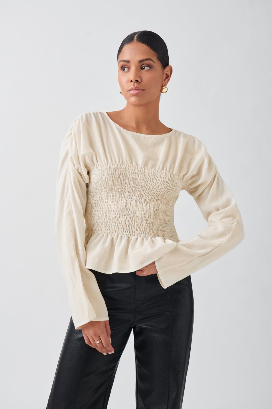 Puff sleeve blouse