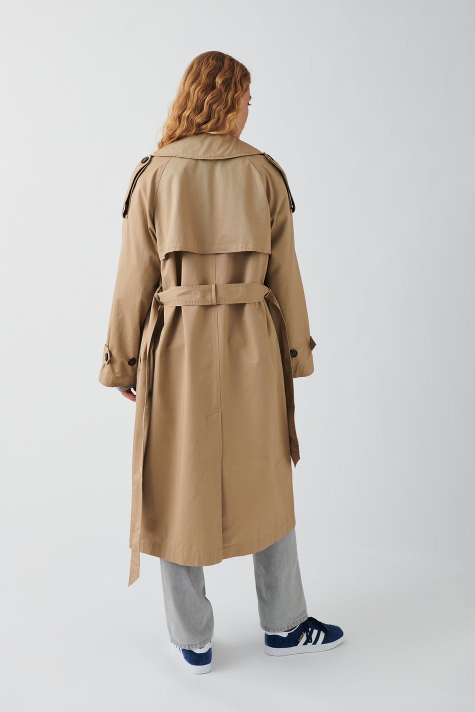 Maxi trench coat