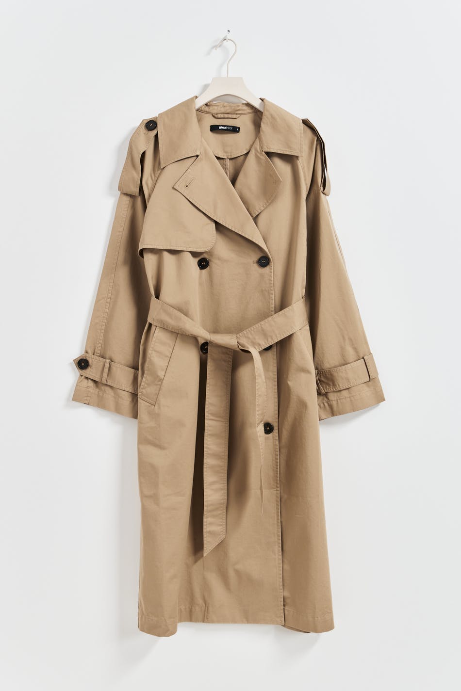Maxi trench coat
