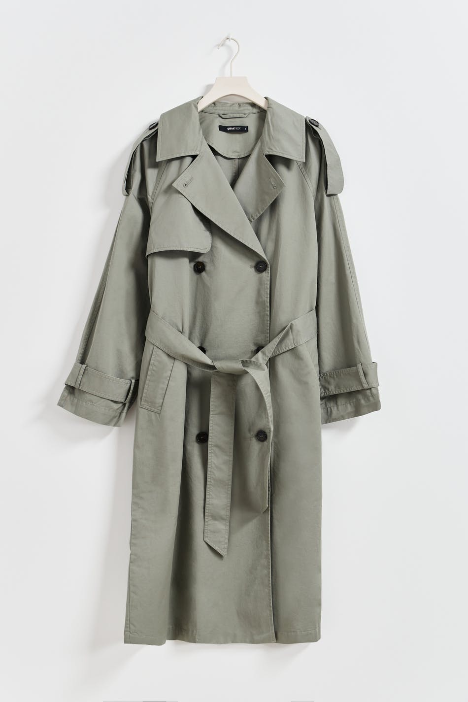 Maxi trench coat