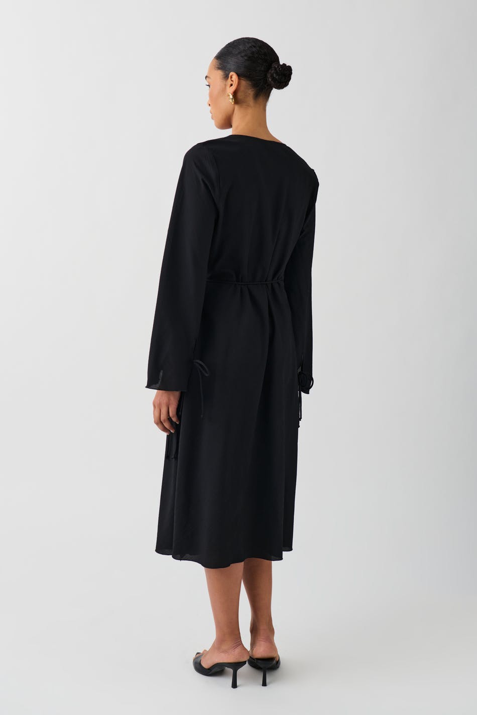 Midi wrap dress