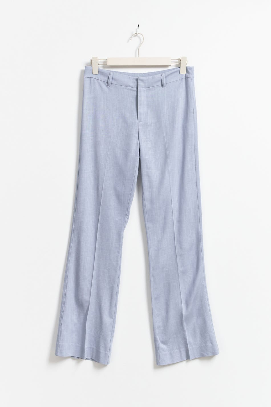 Linen blend trousers