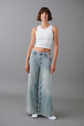 Slouchy wide jeans