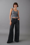 Slouchy wide jeans