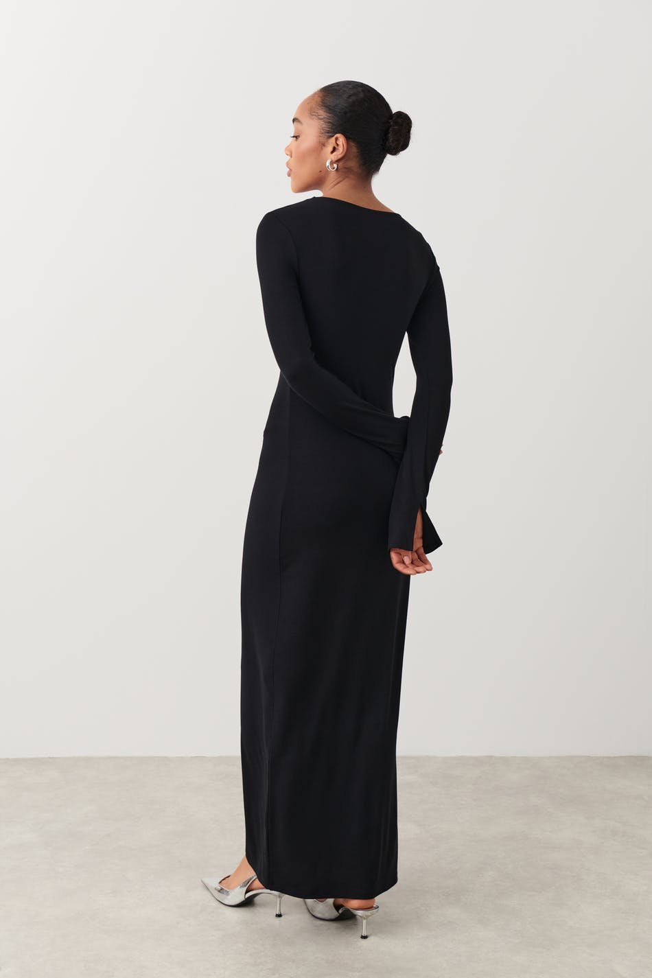 Soft touch jersey maxi dress