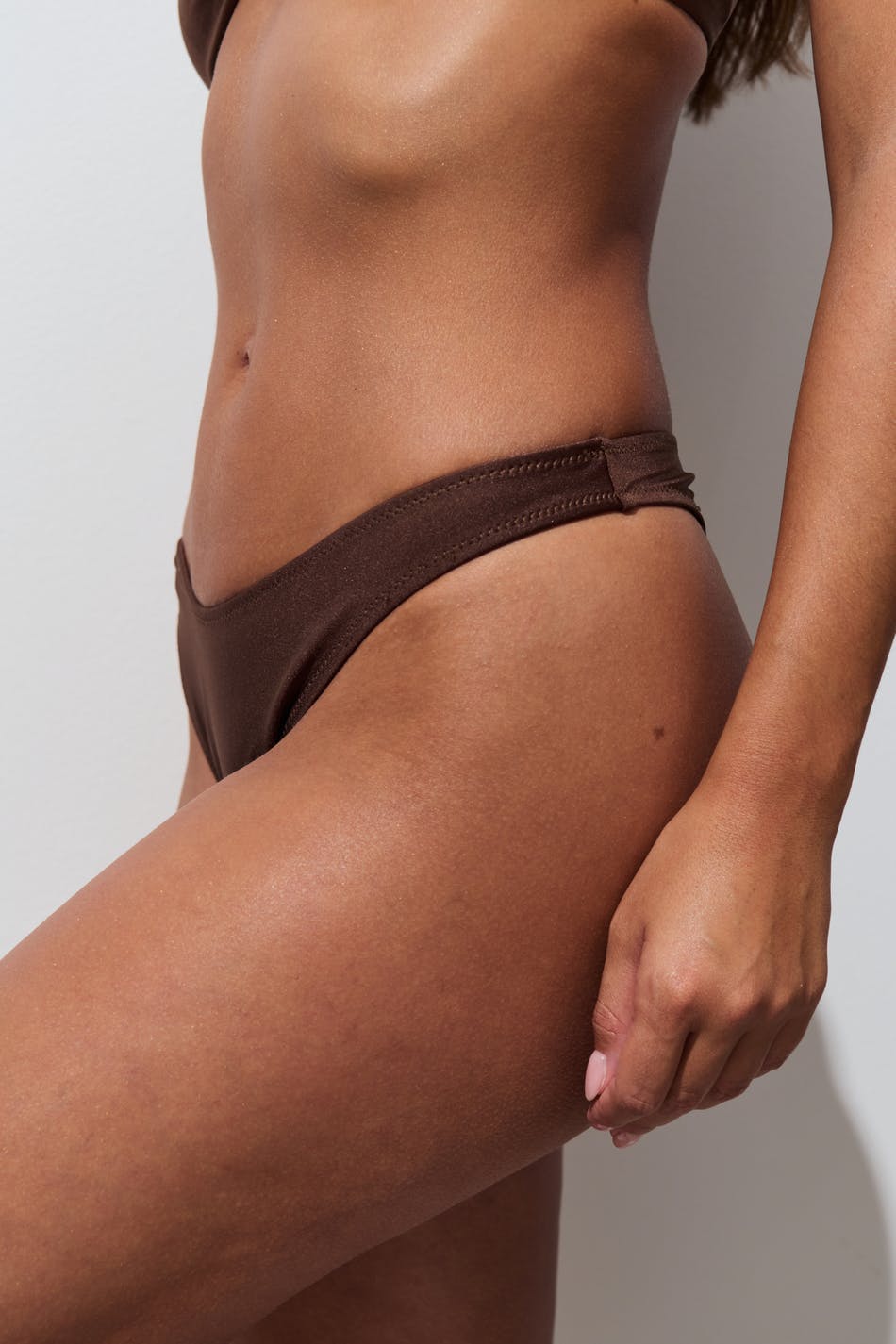 High leg bikini brief