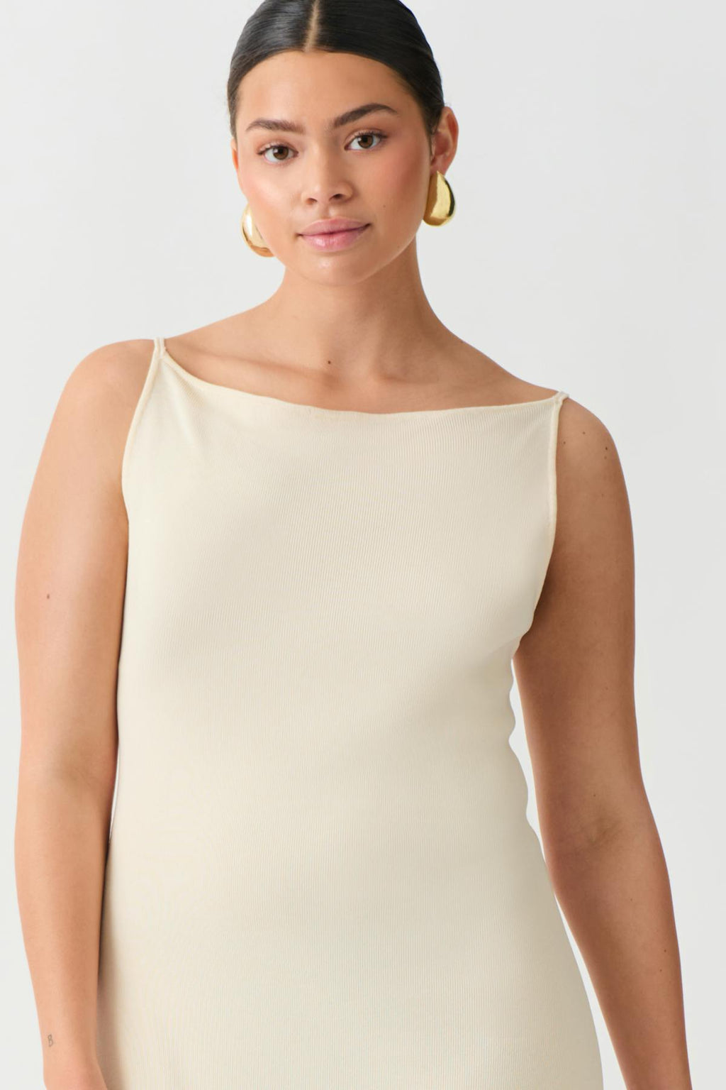 Knitted strap dress