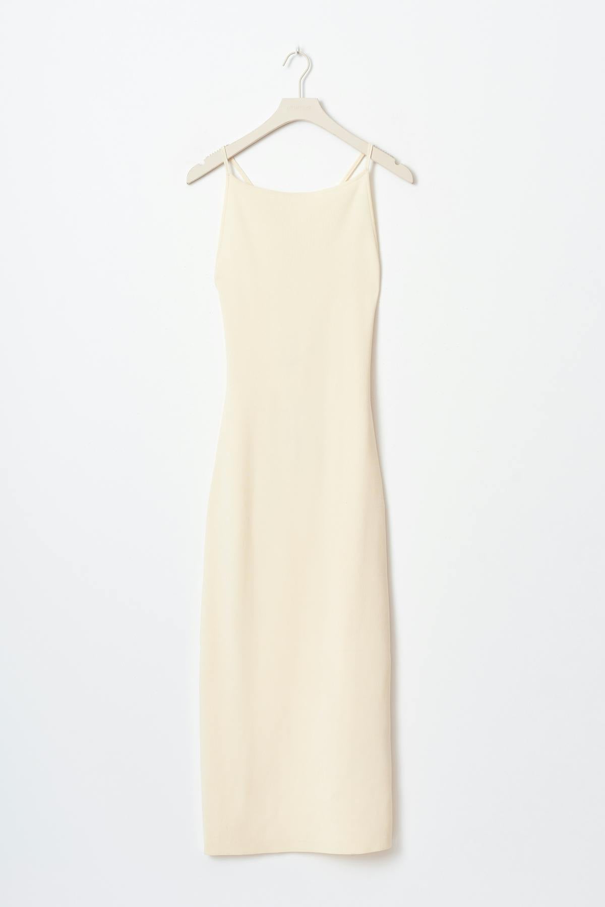 Knitted strap dress