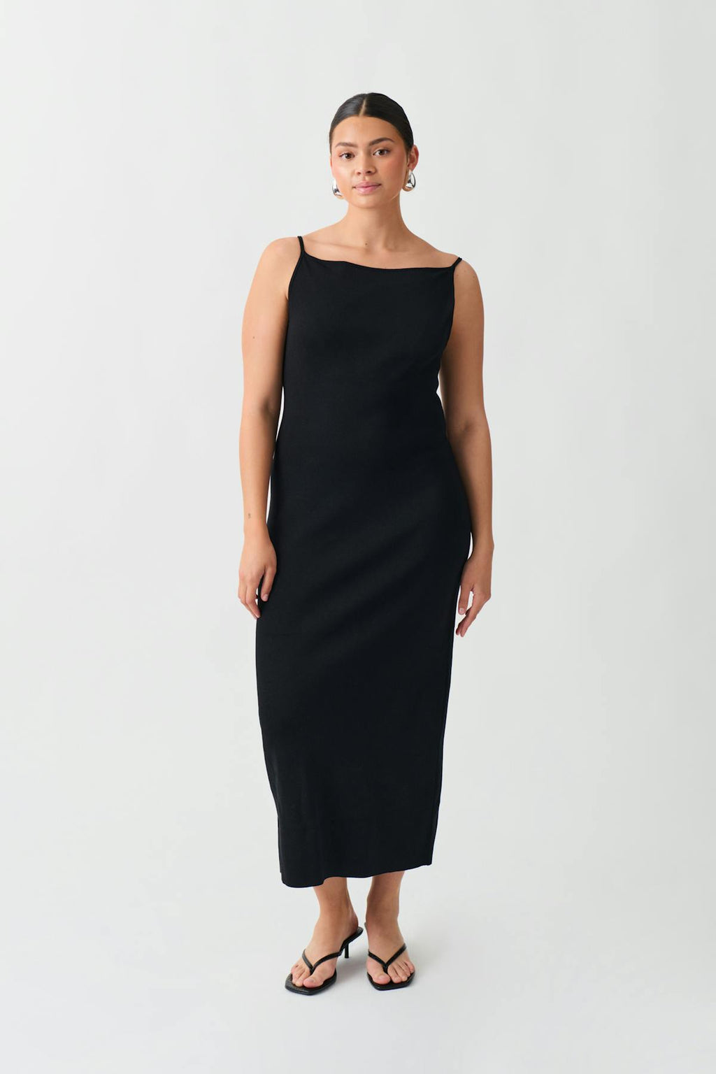 Knitted strap dress