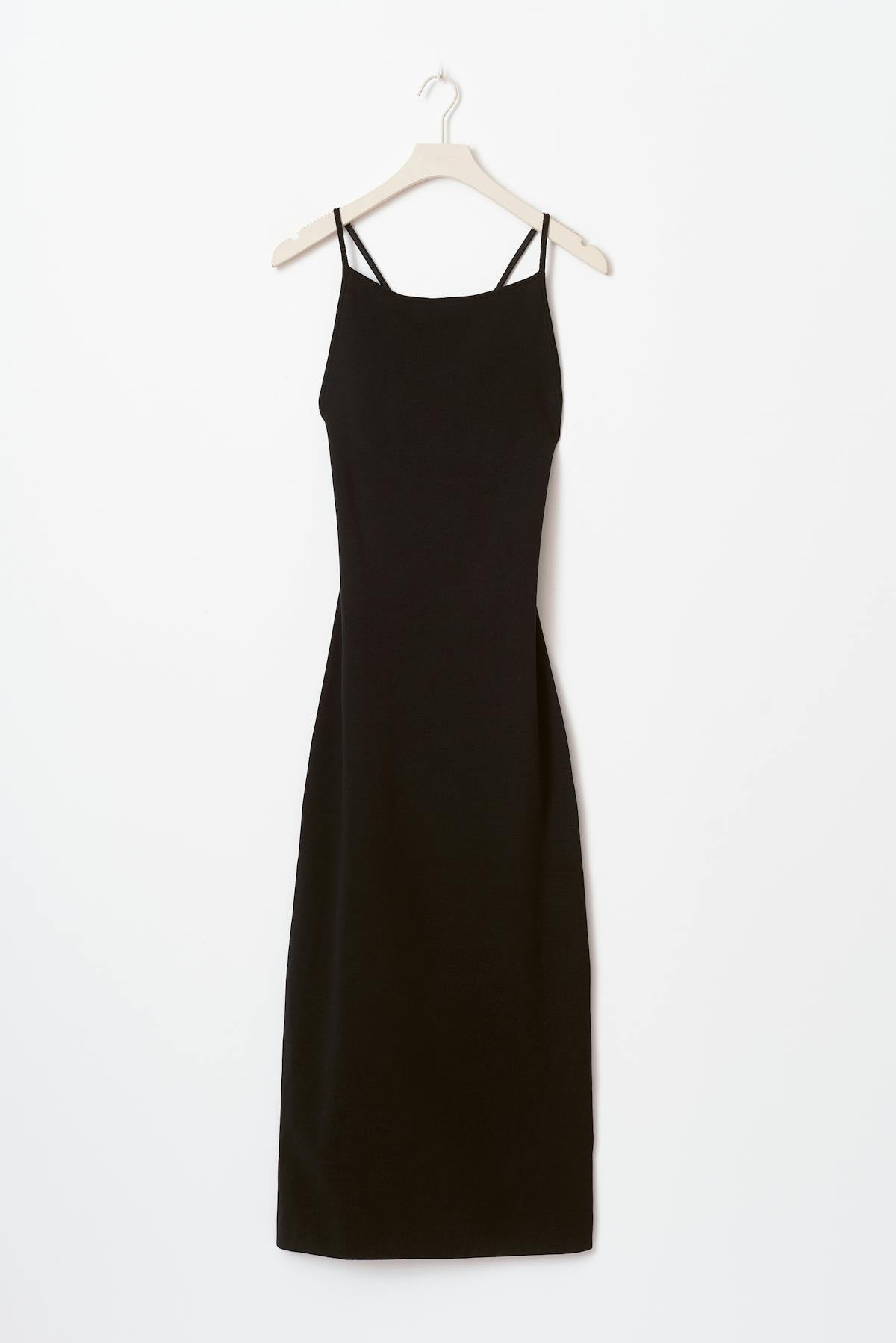 Knitted strap dress