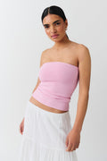 knitted tube top