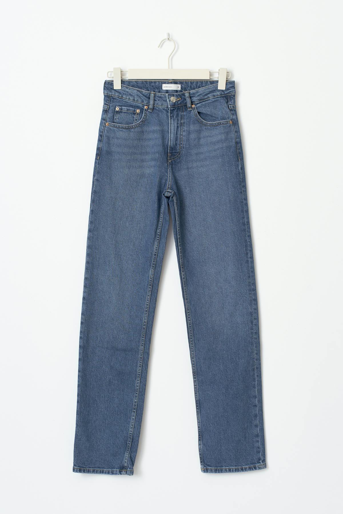 Mid straight jeans