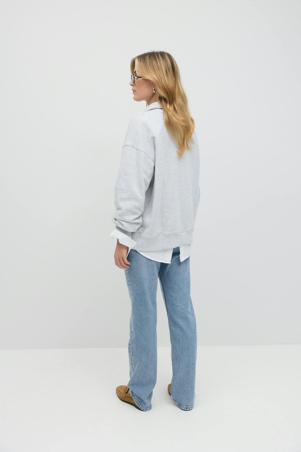 Mid straight jeans