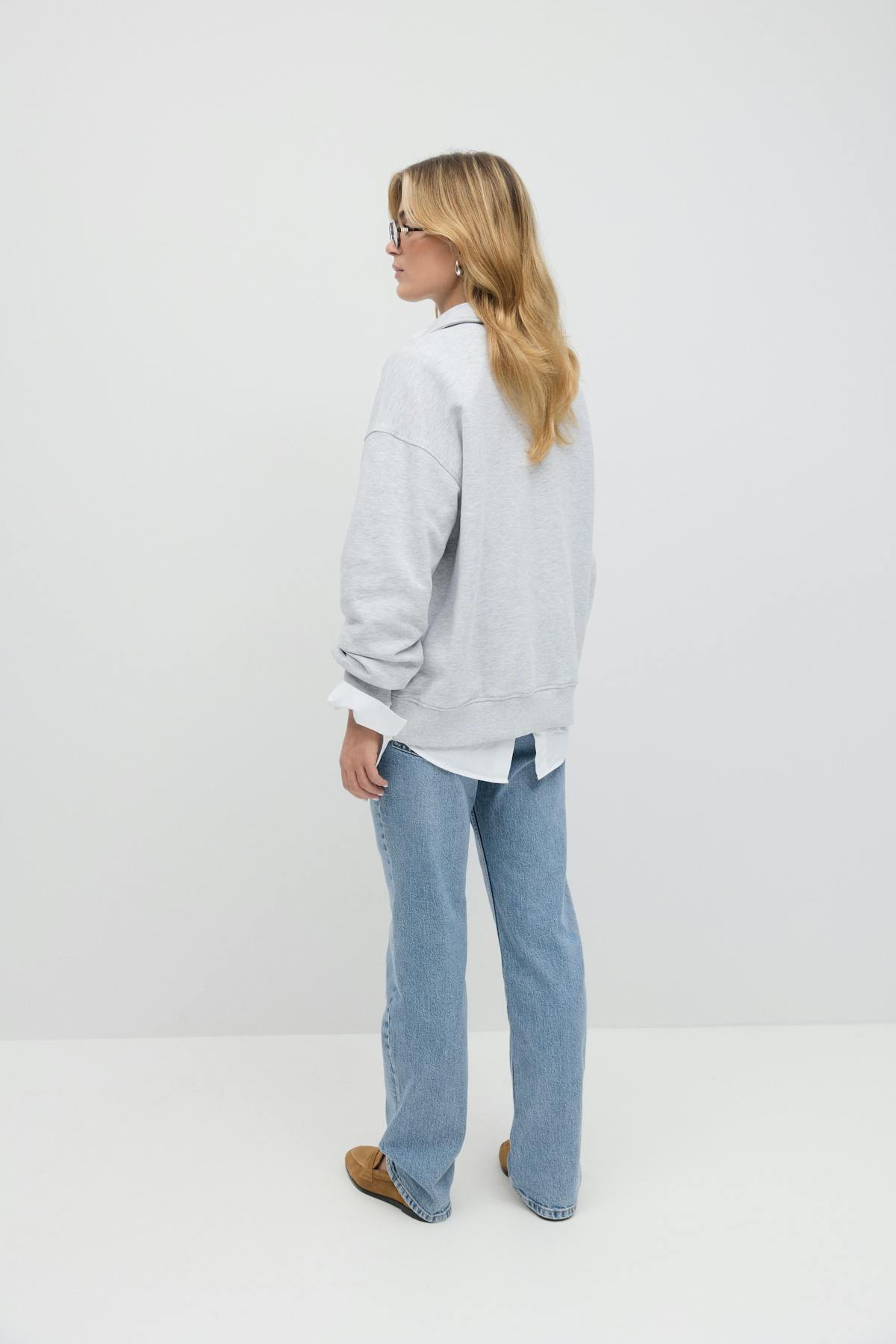 Mid straight jeans