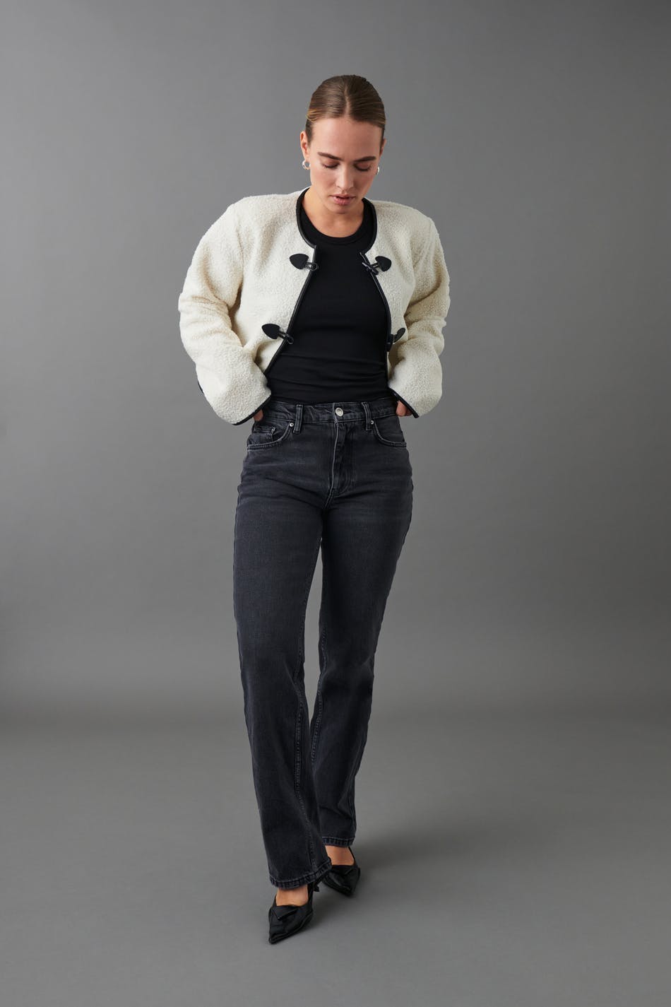 Mid straight jeans