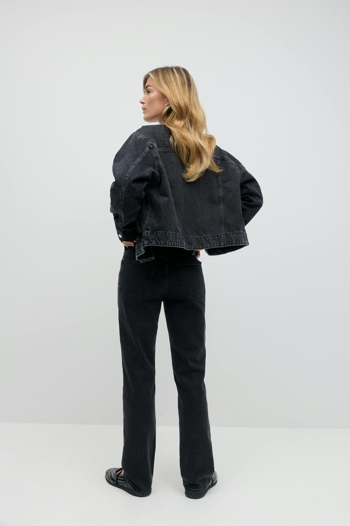 Mid straight jeans
