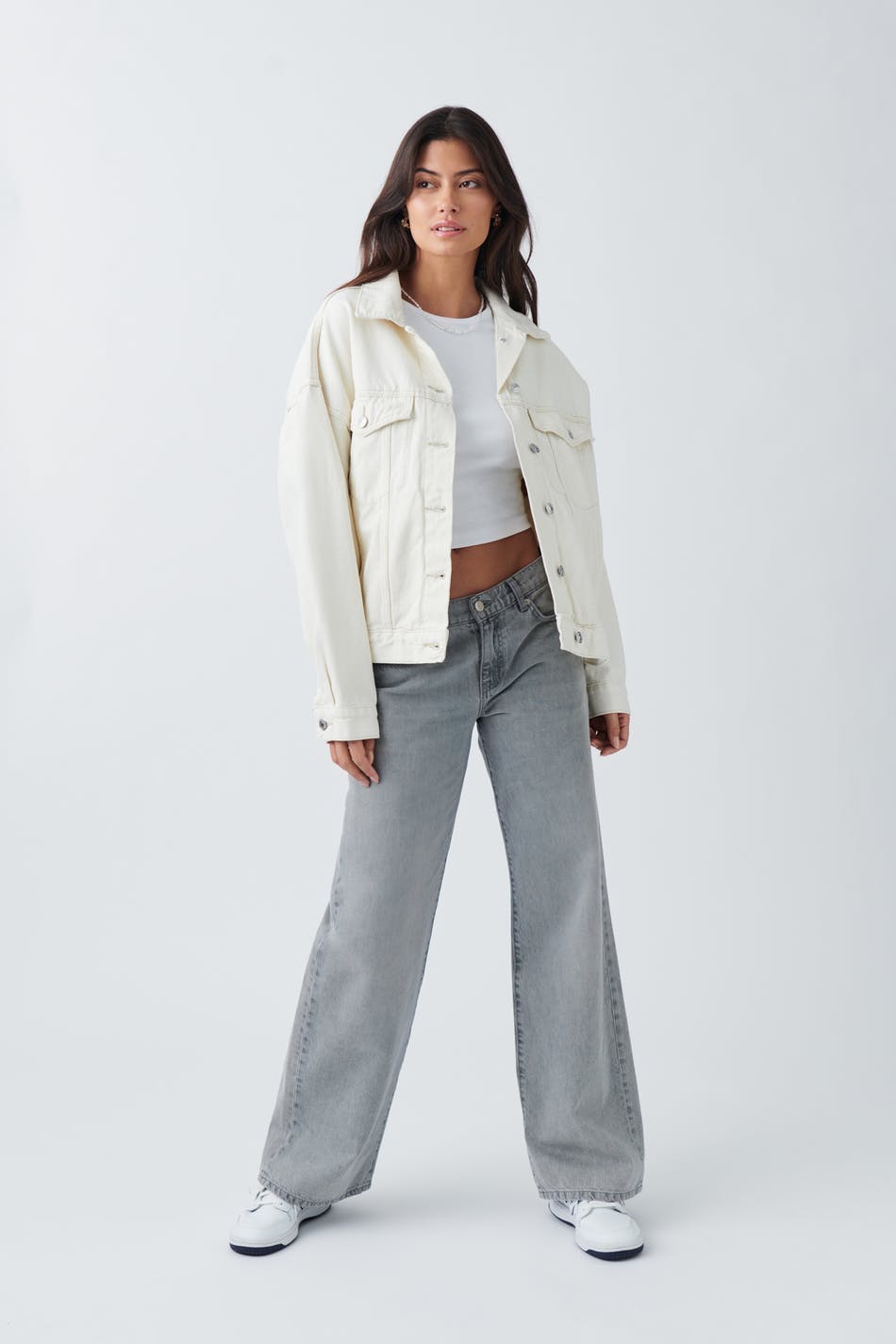 loose denim jacket