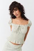 Smock frill top